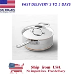 All-clad 3-QT Copper Core 5-PLY Bonded Sauce Pan With Lid (scratch). Fixed Price $137.96.