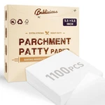 Baklicious Hamburger Patty 1100PCS Of 5.5"X5.5" Non-stick Paper.... Fixed Price $22.56.