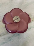 Le Creuset Flower Petal Cocotte Mauve Pink 2.25 Qt (20 Cm) With Original Box. Fixed Price $275.00.
