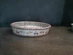 Temptations Old World Harvest Thanksgiving Deep 9" Pie Plate Oak Leaf & Acorn. Fixed Price $45.00.