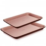Nutrichef Deluxe Non-stick Metal Kitchen Oven Baking Pans Brown NC2TRRG. Fixed Price $30.99.
