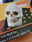 Halloween Wilton Non-stick 3-D Skull Baking Cake Pan Dimensions 2105-1181 Fun. Fixed Price $39.99.