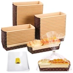 50 Pcs Paper Loaf Pans For Baking 9 X 3 2 Disposable Loft M.... Fixed Price $53.50.