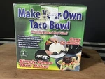 Make Your Own Taco Bowl - Set Of 2 New Open Box. Fixed Price $6.99.