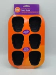 Wilton Scary Skulls 6 Cavity Silicone Mold, Halloween, New!. Fixed Price $9.99.