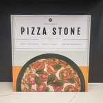 Heritage Products 15" Round Ceramic Non Stick Pizza Stone W/wheel Cutter, Black. Fixed Price $34.99.