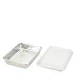 Nordic Ware Naturals Quarter Sheet, 9X13 And Lid 3PC Bakers Set,. Fixed Price $33.82.