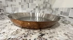 Mauviel 1830 Made France Large 16" Copper-ss Lined Paella Pan Pristine. Fixed Price $385.00.