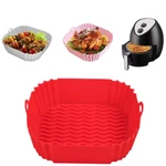 Silicone Air Fryer Liner Reusable, Non-stick, And Heat-resistant Pot Easy Cook. Fixed Price $8.98.
