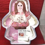Wilton Little Dolly Cake Pan Mold #2105-9404 With Instructions. Fixed Price $8.99.