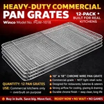 Commercial Bakery/cooling Racks 10"X18" Chrome 12-PACK Sheet Pan/winco PGW-1018. Fixed Price $42.99.