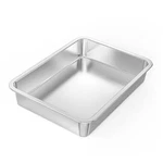 Stainless Steel Baking Pan, Rectangular Cake Cookie Sheet Barbeque. Fixed Price $53.86.
