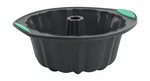 Trudeau Structure Silicone 10 Cup Fluted Cake Pan, Grey/mint. Fixed Price $31.45.