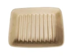 Stoneware Pampered Chef Small Ridged Baker #5121 9 6.75X 1.75 Kitchen Baking. Fixed Price $16.99.