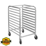 Hally Sinks Bun Pan Rack 10 Tier With Wheels Commercial Aluminum. Fixed Price $187.99.