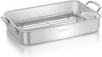 7117-14RR 14-INCH Chef's-classic Cookware-collection, Lasagna Pan W/stainless Ro. Fixed Price $92.23.