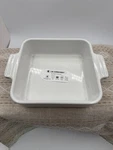 Le Creuset White Ceramic Stoneware Glazed Square Baking Dish 14CM 6"X6". Fixed Price $29.99.