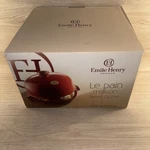 Emile Henry French Ceramic Bread Cloche Artisan Baker 11 Red New. Fixed Price $149.95.