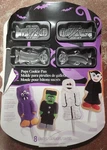 New Wilton Halloween Pops Cookie Pan Mold Mummy Vampire Alien Dracula 4 Designs. Fixed Price $15.00.
