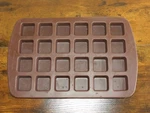 Wilton Bite-size Brownie Squares Silicone Mold 24-BAKING 1.5" Cake Pettifore Pan. Fixed Price $12.50.