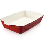 Dowan 9X13-INCH Deep Casserole Baking Dish For Lasagna, 135 Oz 9X13, Red. Fixed Price $57.31.