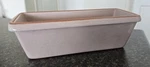 Emile Henry Beige Ceramic Glazed Terra Cotta 10" Loaf Casserole Baker Dish Pan. Fixed Price $30.00.
