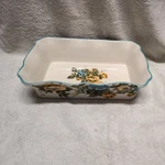 Pioneer Woman Stoneware Dish Casserole Baking Floral Ruffled Edge 12"X8"X3". Fixed Price $25.00.