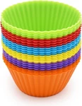 Jumbo Silicone Baking Cups Cupcake Liners Muffin Molds Large 24PCS. Fixed Price $13.90.
