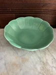 Vintage Ws George Green Petalware Scalloped Edge 9" Serving Bowl Read Desc.. Fixed Price $20.00.
