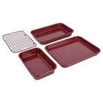 Curtis Stone 4-PIECE Nesting Bakeware Set. Fixed Price $29.99.