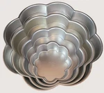 Wilton 4 Tier Cake Pan Set Flower Petal Wedding Baking Birthday Party 502-2138. Fixed Price $23.95.