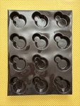 Demarle Silicone Flexipan 12 Snowman Shaped Cavities Tray, France, Rare,used. Fixed Price $20.00.