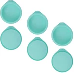 Staruby 6-PACK Silicone Molds 4 Inch Round Cakes Pans Green Bakin. Fixed Price $14.49.