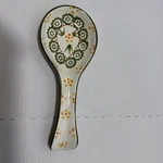 Temptations Temp-tations Tara Old World Spoon Rest Purple Green Pink. Fixed Price $15.00.