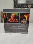 Beer Can Chicken Holder Stand With Grill Wok Stainless Steel Outset QS56. Fixed Price $12.00.