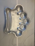 Princess Crown Aluminum Cake Pan From Wilton #2105-1015. Fixed Price $10.00.