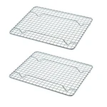 2 Cooling Racks Wire Pan Oven Kitchen Baking Cooking Frying 8 X 10 Each. Fixed Price $13.99.