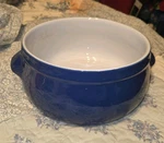 New? Emile Henry 5500 France 4 Qt Cobalt Blue Dutch Oven Stoneware Pot Charity. Fixed Price $59.95.
