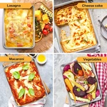 Stainless Steel Baking With Lid 12? X 9 Inch Rectangle Sheet Cake Pans. Fixed Price $37.79.