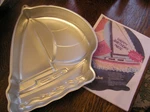 Wilton 1984 Sailboat Cake Pan Mold #502 3983 W/ Instructions. Fixed Price $19.99.