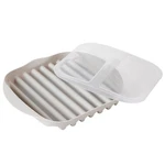 Microwave Bacon Tray With Lid By Chef's Pride. Fixed Price $14.39.