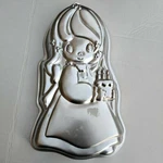 Vintage 1993 Wilton Cute Precious Moments Girl 16"X8" Large Cake Pan 2105-9365. Fixed Price $12.59.