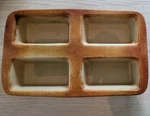 Pampered Chef Mini Loaf Pan Family Heritage Stoneware 4-SLOT. Fixed Price $19.49.