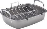 17" X 13" Nonstick Roasting Pan With Rack - Gray Kitchen Essential. Fixed Price $146.99.