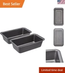 Durable 9.5 X Inch Nonstick Pans - Perfect For Bread And Meatloaf Baking. Fixed Price $23.99.