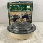 Wearever Casserole 1.5 Qt Cushion Aire Aluminum Insulated Non Stick Bake. Fixed Price $35.00.
