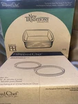 The Pampered Chef Family Heritage Stoneware Square Baker 1315 Traditions. Fixed Price $19.77.