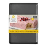 Wilton Easy Layers Sheet Cake Pan, Rectangle 2-PC., Charcoal. Fixed Price $18.98.