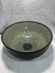 Jars Tourron Samoa Vert 9 Vegetable Bowl - French Handmade Ceramic Green. Fixed Price $50.00.