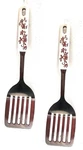 Temp-tations 2-PC Spatula Stainless Steel Utensil, Silicone, Cranberry K27938. Fixed Price $14.96.
